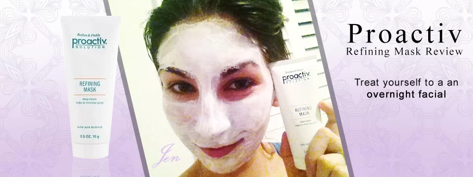 How do you apply the Proactiv refining mask?