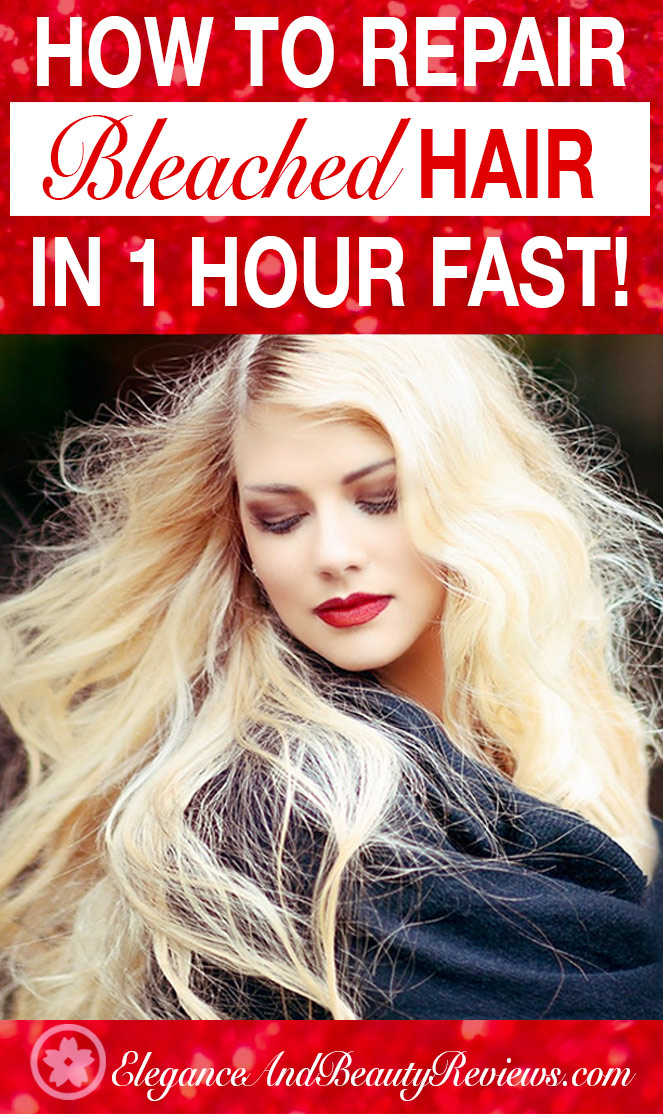 How to Repair Bleached Damaged Hair Fast! 1 Hour EASY Remedy