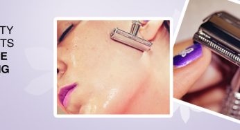 Women shaving their face?